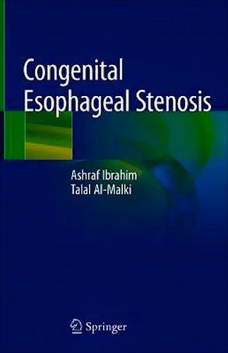 Portada del libro 9783030107819 Congenital Esophageal Stenosis