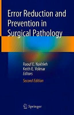 Portada del libro 9783030184636 Error Reduction and Prevention in Surgical Pathology
