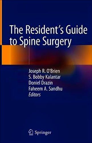 Portada del libro 9783030208462 The Resident's Guide to Spine Surgery