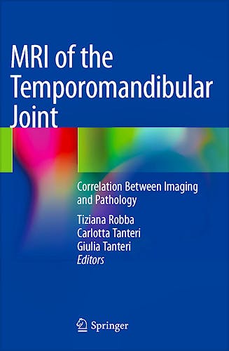 Portada del libro 9783030254209 MRI of the Temporomandibular Joint. Correlation Between Imaging and Pathology