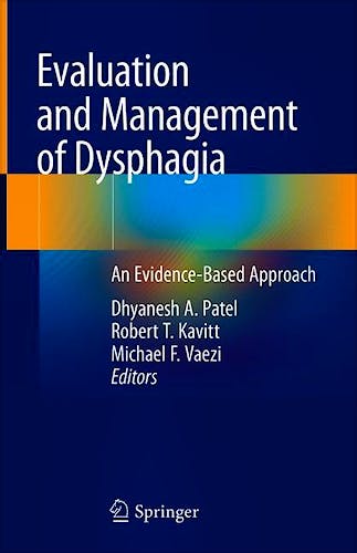Portada del libro 9783030265533 Evaluation and Management of Dysphagia. An Evidence-Based Approach