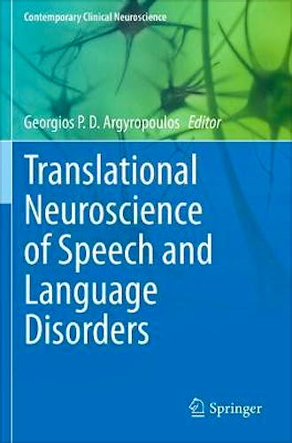 Portada del libro 9783030356897 Translational Neuroscience of Speech and Language Disorders