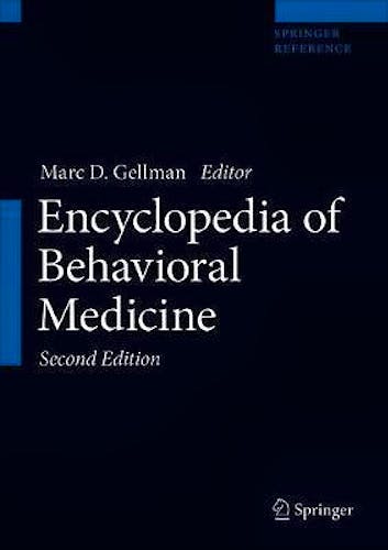 Portada del libro 9783030399023 Encyclopedia of Behavioral Medicine (3 Volume Set)