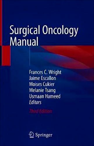 Portada del libro 9783030483623 Surgical Oncology Manual