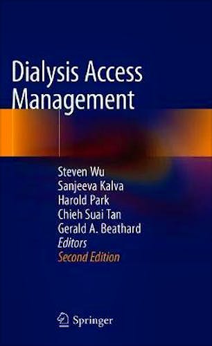 Portada del libro 9783030529932 Dialysis Access Management