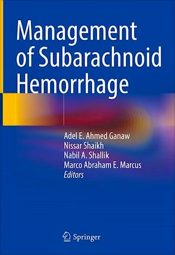 Portada del libro 9783030813321 Management of Subarachnoid Hemorrhage