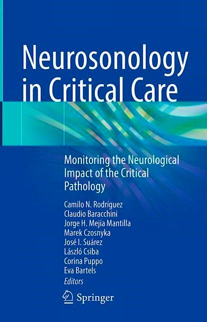 Portada del libro 9783030814182 Neurosonology in Critical Care. Monitoring the Neurological Impact of the Critical Pathology