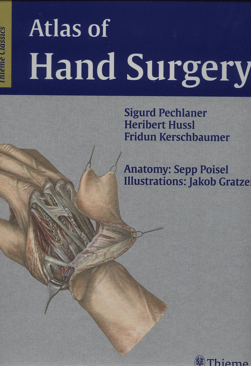 Portada del libro 9783131029416 Atlas of Hand Surgery