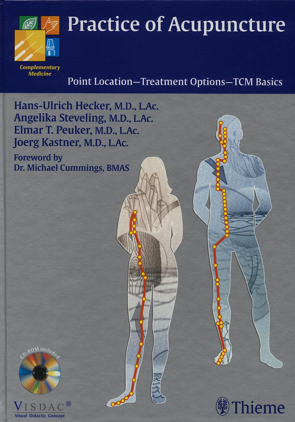 Portada del libro 9783131368218 Practice of Acupuncture + Cd-Rom. Point Location, Treatment Options, Tcm Basics