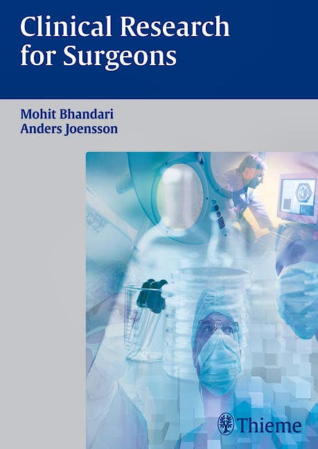 Portada del libro 9783131439314 Clinical Research for Surgeons