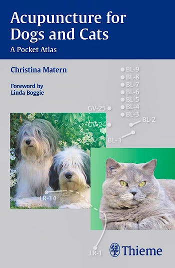 Portada del libro 9783131546913 Acupuncture for Dogs and Cats. A Pocket Atlas
