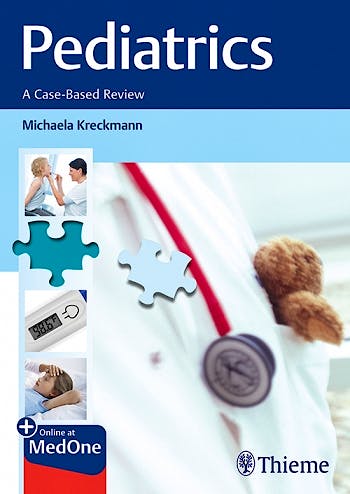 Portada del libro 9783132053618 Pediatrics. A Case-Based Review + Online at MedOne