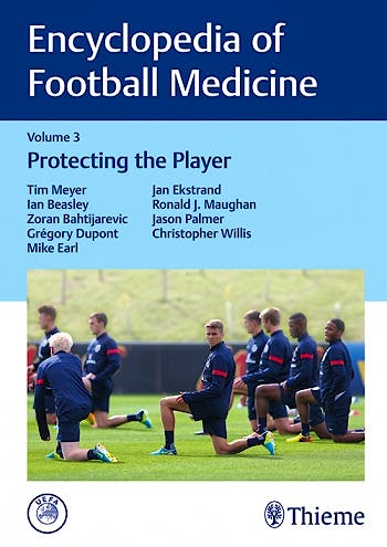 Portada del libro 9783132408722 Encyclopedia of Football Medicine, Vol. 3: Protecting the Player