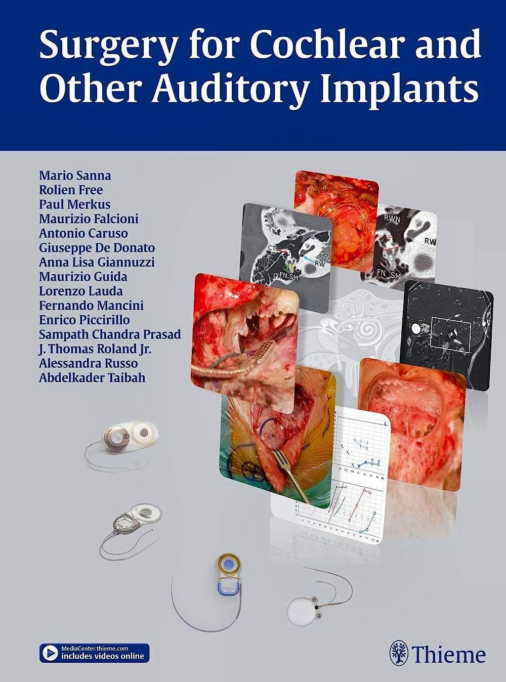 Portada del libro 9783132431904 Surgery for Cochlear and Other Auditory Implants