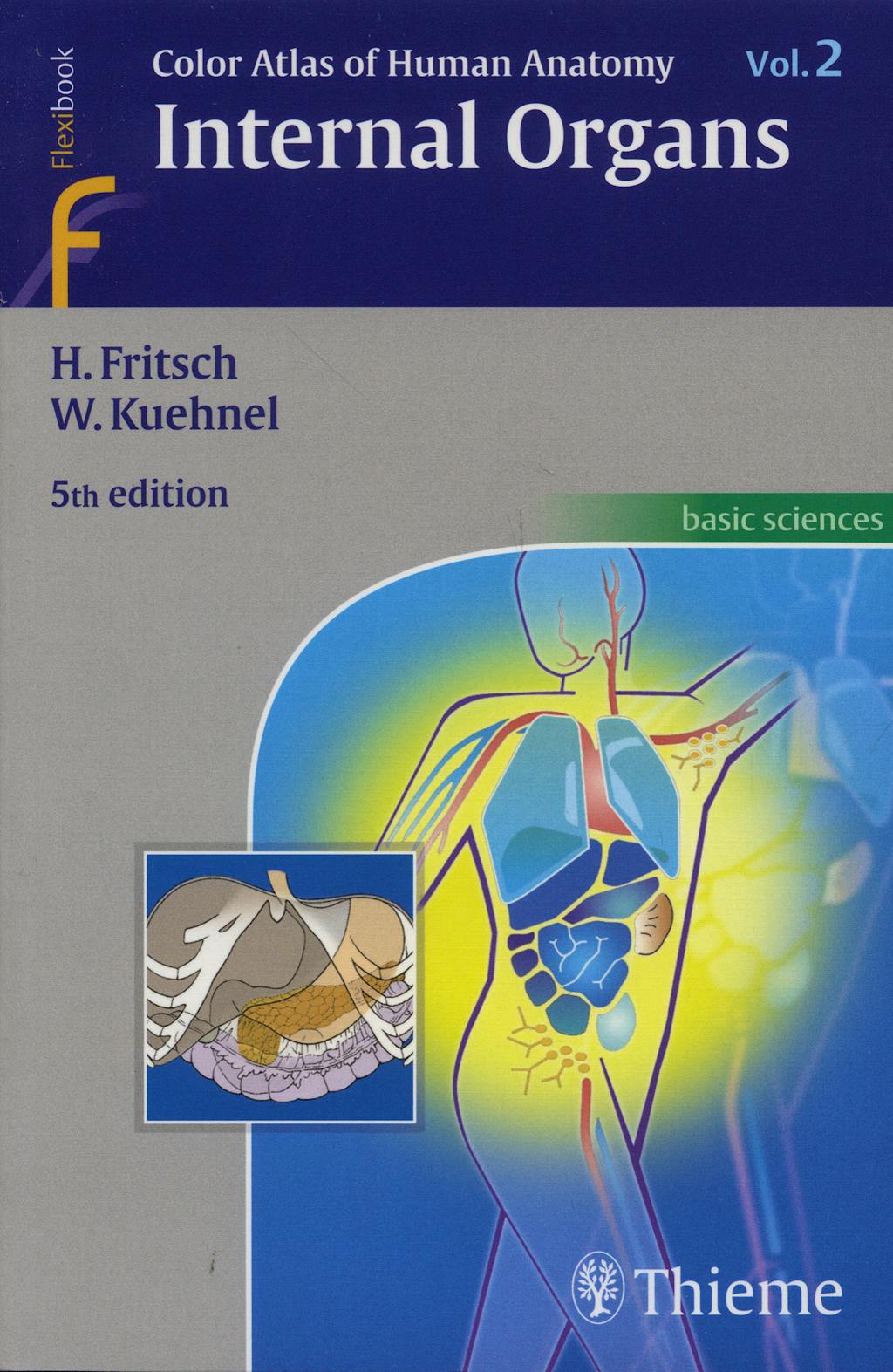Portada del libro 9783135334059 Color Atlas of Human Anatomy, Vol. 2: Internal Organs