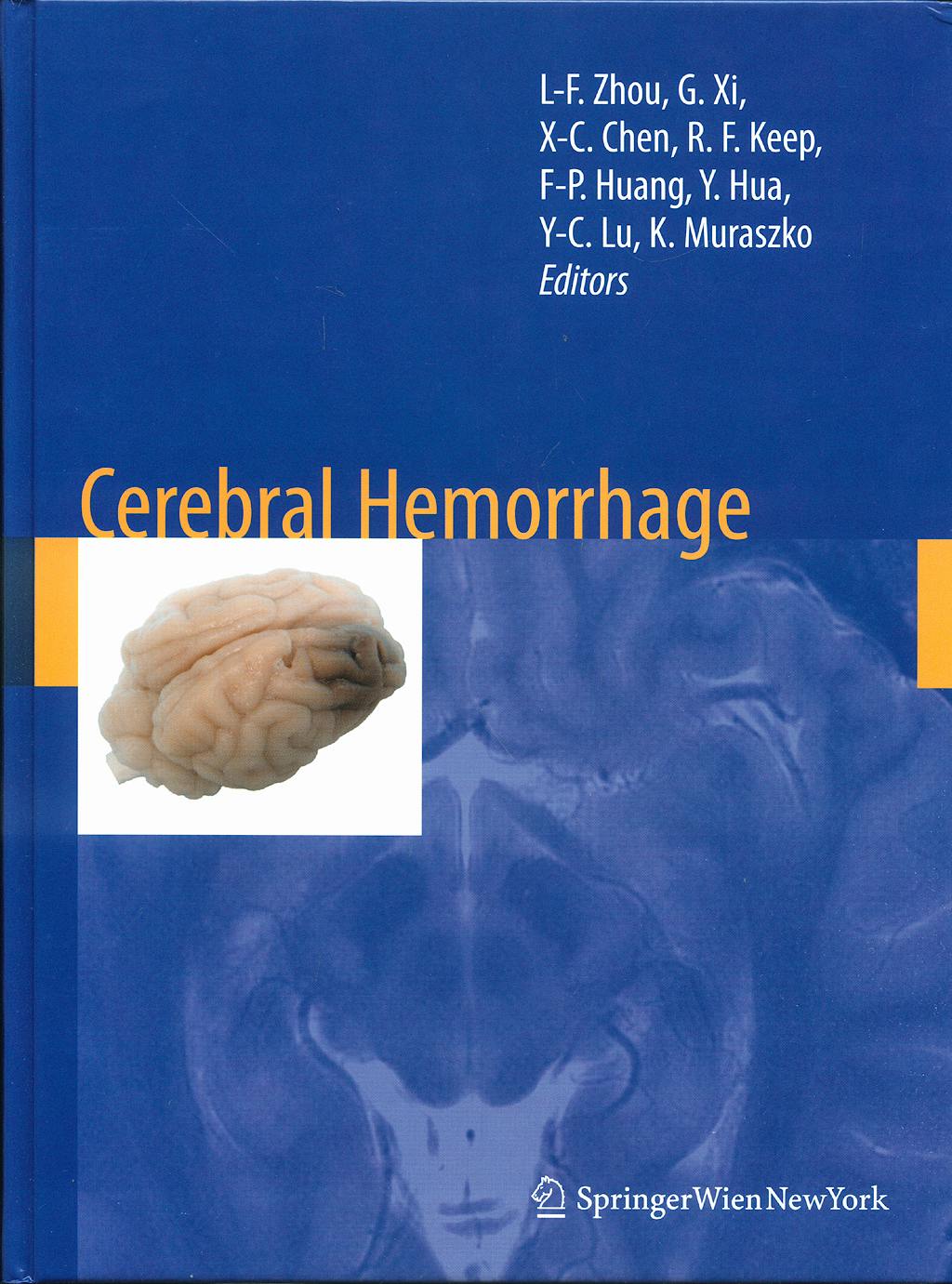 Portada del libro 9783211094686 Cerebral Hemorrhage