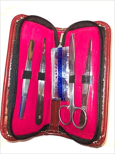 Estuche de Disección (4 Piezas)