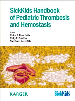 Portada del libro 9783318021974 Sickkids Handbook of Pediatric Thrombosis and Hemostasis