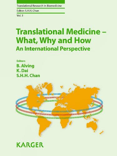 Portada del libro 9783318022841 Translational Medicine - What, Why and How: An International Perspective (Translational Research in Biomedicine, Vol. 3)