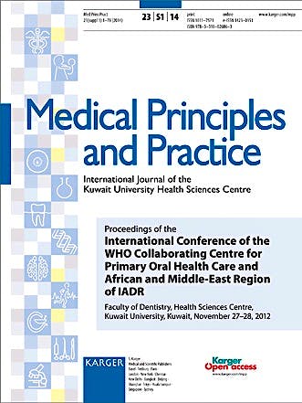 Portada del libro 9783318026863 Medical Principles and Practice. International Journal of the Kuwait University Health Sciences Centre. Proceedings of the International Conference…