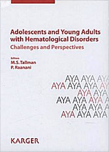 Portada del libro 9783318027181 Adolescents and Young Adults with Hematological Disorders. Challenges and Perspectives