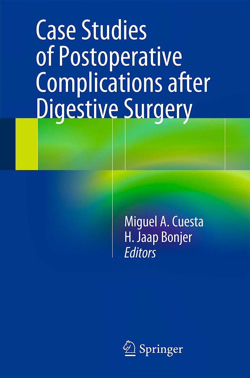Portada del libro 9783319016122 Case Studies of Postoperative Complications after Digestive Surgery