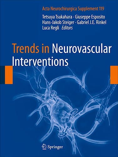 Portada del libro 9783319024103 Trends in Neurovascular Interventions (Acta Neurochirurgica Supplement, Vol. 119)