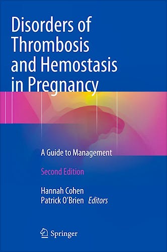 Portada del libro 9783319151199 Disorders of Thrombosis and Hemostasis in Pregnancy. a Guide to Management