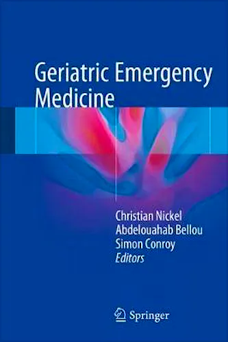 Portada del libro 9783319193175 Geriatric Emergency Medicine