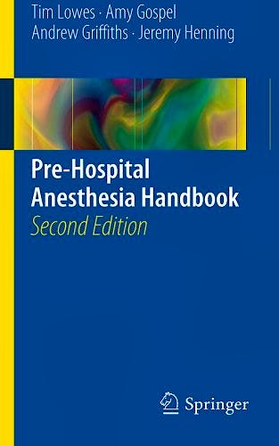Portada del libro 9783319230894 Pre-Hospital Anesthesia Handbook