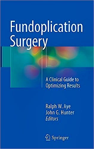 Portada del libro 9783319250922 Fundoplication Surgery. a Clinical Guide to Optimizing Results