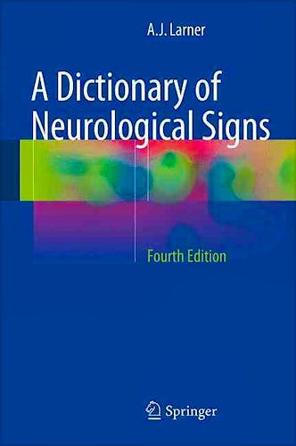 Portada del libro 9783319298191 A Dictionary of Neurological Signs