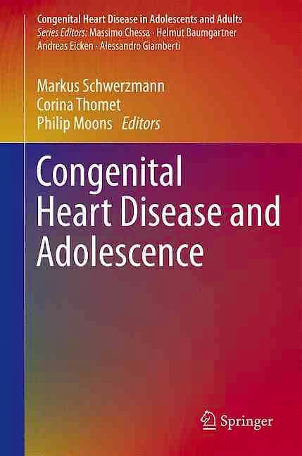 Portada del libro 9783319311371 Congenital Heart Disease and Adolescence