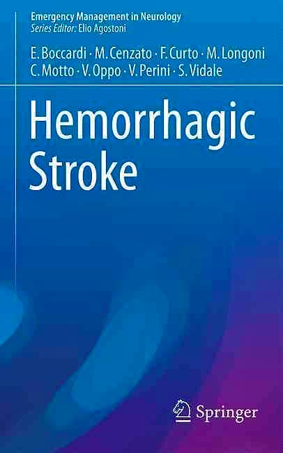 Portada del libro 9783319321295 Hemorrhagic Stroke (Emergency Management in Neurology)