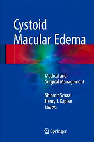 Portada del libro 9783319397641 Cystoid Macular Edema. Medical and Surgical Management
