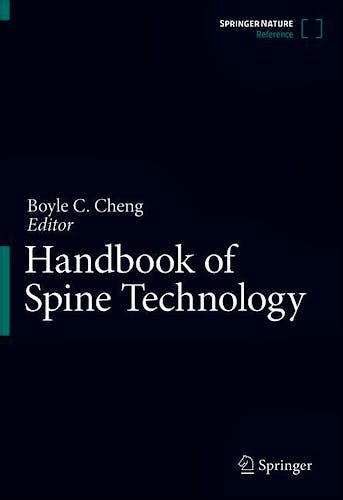 Portada del libro 9783319444239 Handbook of Spine Technology
