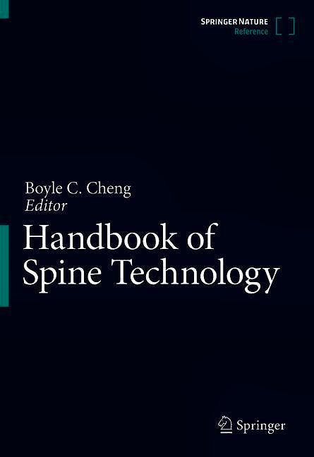 Portada del libro 9783319444253 Handbook of Spine Technology (Print + E-Book)