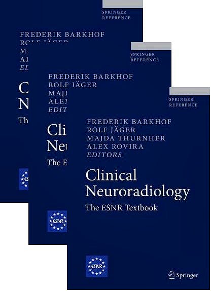 Portada del libro 9783319685359 Clinical Neuroradiology. The ESNR Textbook (3 Volume Set)