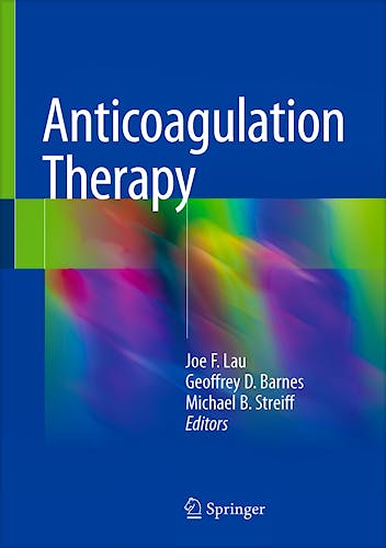 Portada del libro 9783319737089 Anticoagulation Therapy