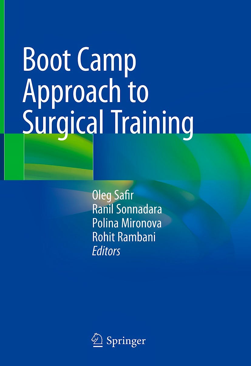 Portada del libro 9783319905174 Boot Camp Approach to Surgical Training