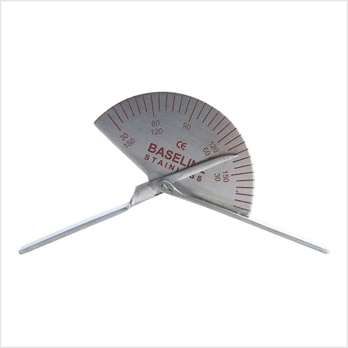 Goniómetro de Acero Inoxidable de 8,75 cm., para Articulaciones Pequeñas