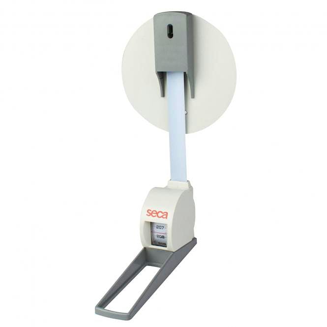 Tallímetro de Cinta para Fijación Mural SECA Mod. 206, Rango 0-220 cm., División 1 mm.