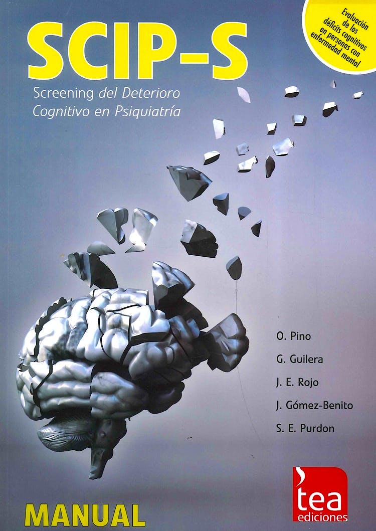 Portada del libro 9783404152186 Scip-S. Screening del Deterioro Congnitivo en Psiquiatria (Juego Completo)