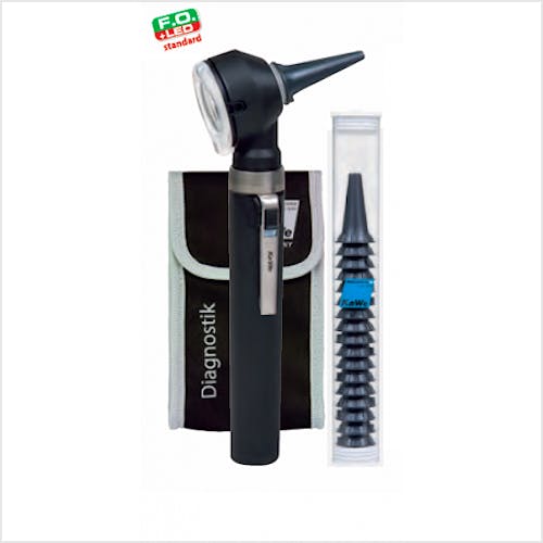 Otoscopio KAWE Piccolight LED F.O. 2,5 V. Color Azul