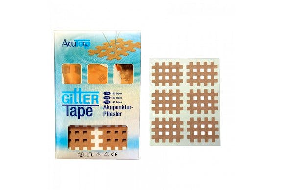 Cross Tape Acutop, Tipo B: Caja de 120 Unidades (20 Láminas x 6 Parches)