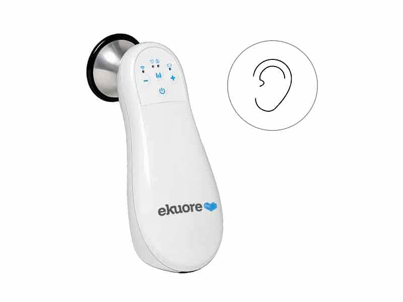 Fonendoscopio Electronico Ekuore Pro Kit Básico Amplificado-Perdida Auditiva