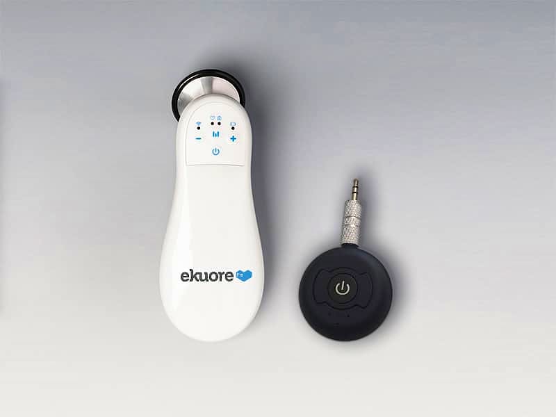 Fonendoscopio Electronico Ekuore Pro Kit Básico Amplificado-Perdida Auditiva