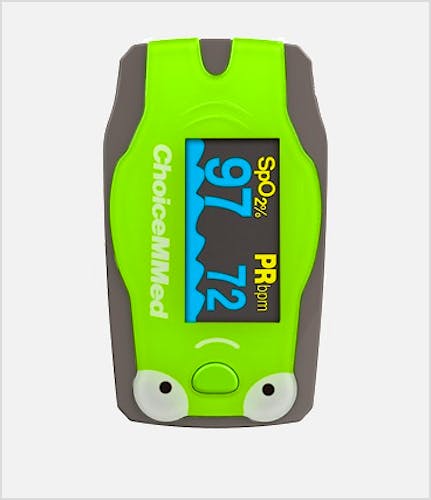 Pulsioxímetro de Dedo Pediátrico CHOICEMMED MD300C53 Rana