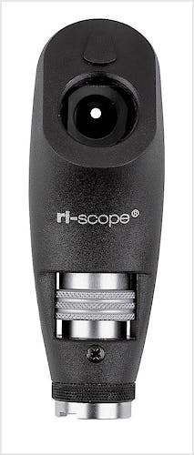 Retinoscopio Riester Ri-Vision con Lámpara de Punto HL 2,5 V., con Mango C para 2-Baterias Alcalinas Tipo C o Ri-Accu