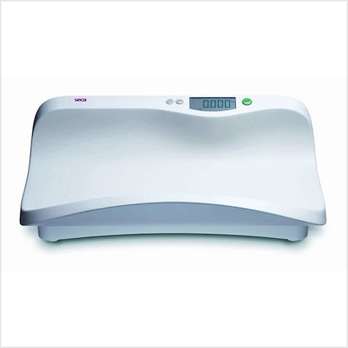 Pesabebés Electrónico Digital SECA Mod. 374, Indicador LCD, Transmisión Inalámbrica, Fuerza 20 kg., División 5 g., Alimentación a Pilas o Red